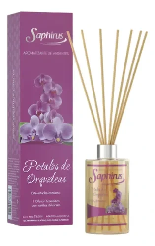 DIFUSOR C/VAR.ECO 125ml.PET.ORQUIDEA SAPHIRUS