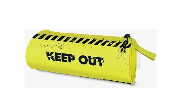 CANOPLA TUBO REDONDO KEEP OUT NEON