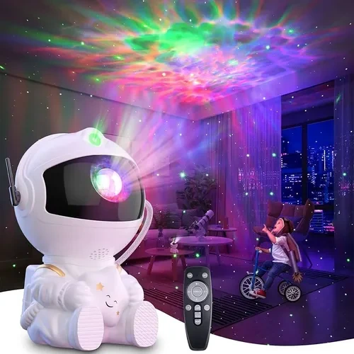 VELADOR PROYECTOR ASTRONAUA CIELO