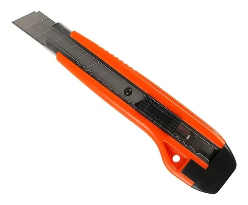 CUTTER 18MM PLASTICA  C/GUIA SKYCOLOR.