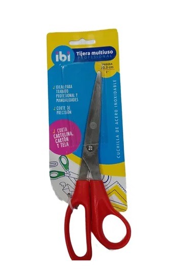 TIJERA 21cm.MULTIUSO IBI
