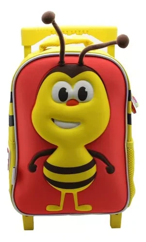 MOCHILA C/CARRO 12* BICHI KIDS.