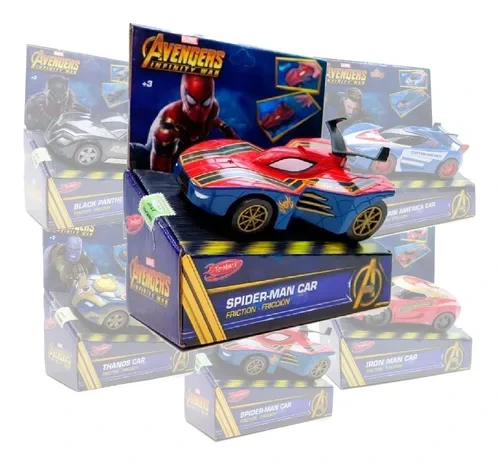AUTO A FRICCION AVENGERS 13cm.