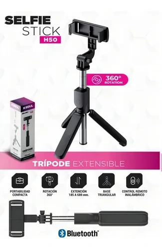 BASTON SELFIE SELF-H50 C/TRIPODE SOUL