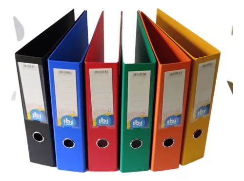 BIBLIORATO A4 75mm.FORRADO IBI