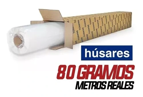 PAPEL BOND 80grs.60cm.x50m.HUSARES