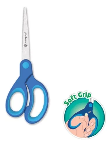 TIJERA GRIP SOFT DE 15cm KEYROAD