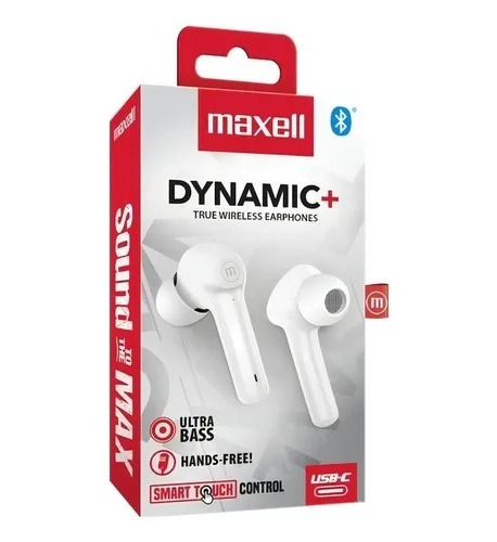AURICULAR DYNAMIC+ BLUETOOTH BLANCO MAXELL