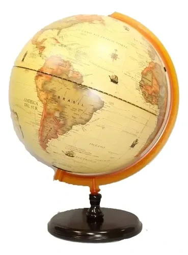 GLOBO TERRAQ.B/ACR.20cm.207AW ANTIGUO