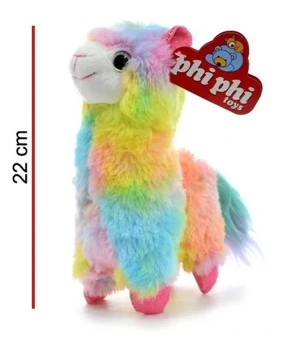 PELUCHE LLAMA CON LUZ 22cm. PHI PHI