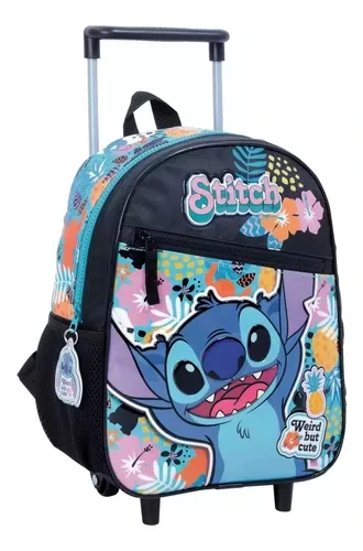 MOCHILA C/CARRO 12* STITCH.