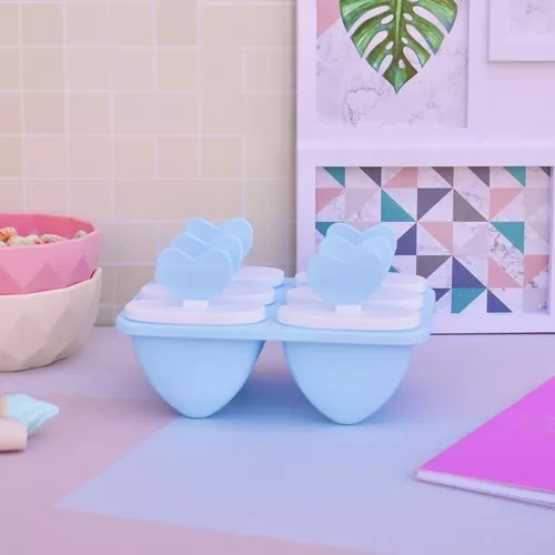 MOLDE PARA HELADOS x 6. COLRES LISOS.