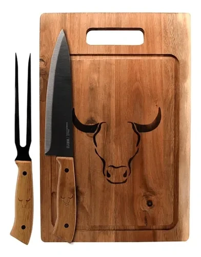 SET TABLA +CUCHILLO+TENEDOR WAYU