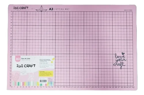 PLANCHA DE CORTE 45x30cm. ROSA IBICRAFT