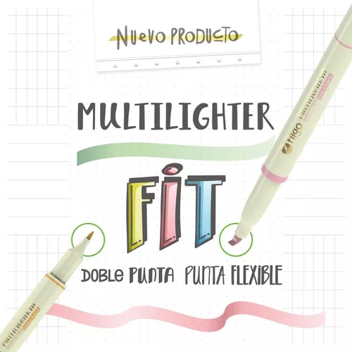 RESALT.2 PUNTAS MULTILIGTER FIT x4u.PASTEL