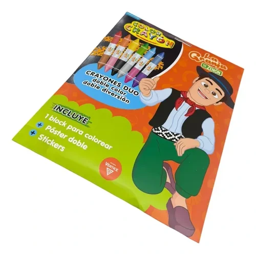 COLOR CRAYON + BLOCK PINTAR N*5 LA GRANJA