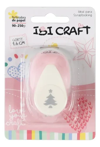 PERFORADORA C/FORMA 17mm. ARBOL NAVIDAD IBI