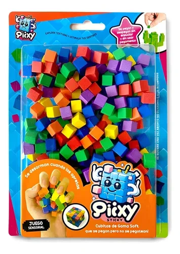 PIXI CUBOS PEGAJOSOS GOMA EVA