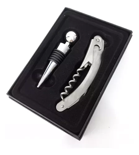 SET PARA VINO x 2 PIEZAS. SACA COR./TAPON