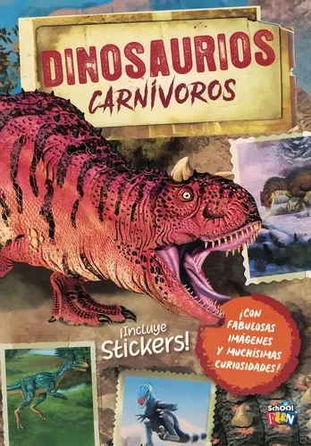 COL.DINOSAURIOS CARNIVOROS C/STICKERS