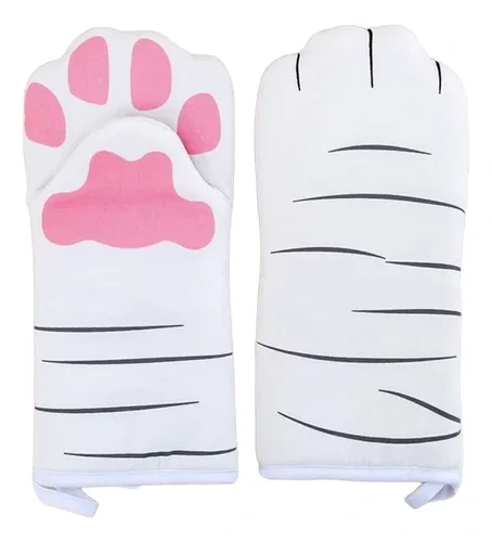 MANOPLA GARRA GATO BLANCO