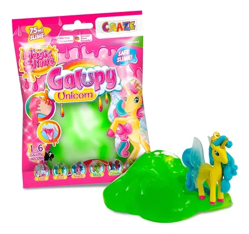 SLIME C/SORPRESA UNICORNIO