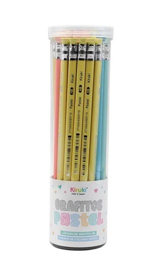 LAPIZ NEGRO C/ GOMA PASTEL