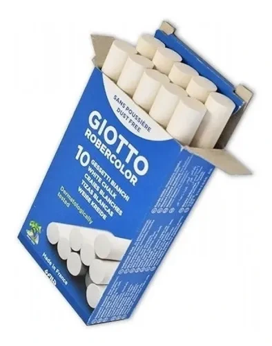 TIZAS BLANCASx10u.ROBERCOLOR GIOTTO