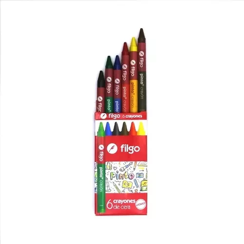 CRAYONES FINOS PINTO x6u.FILGO