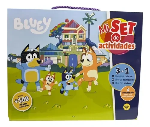 MI SET ACT.+ LIBRO PINTAR N*4 BLUEY