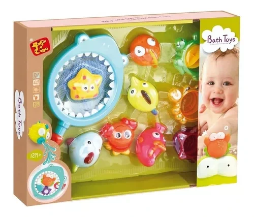 SET JUGUETES PARA EL BAÑO x11u.