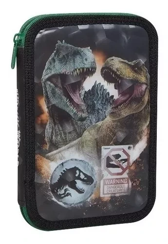 CANOPLA 1 PISO TELA c/ RELIEVE JURASSIC W.