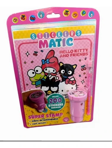 STICKERS MATIC + LIBRO ACT.N* 3 KITTY