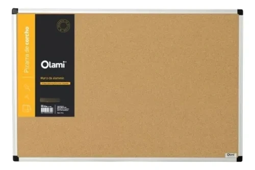 PIZARRA CORCHO 45x60cm. BORDE METAL OLAMI