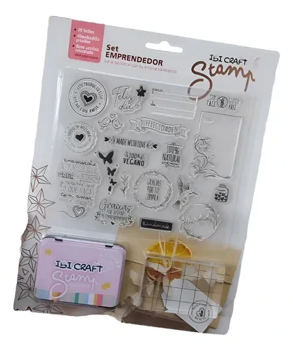 SELLO STAMP SET EMPRENDEDOR (SELLO+ALMOHADILLA)