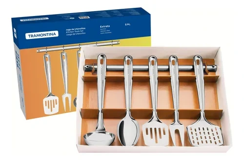 SET JUEGO UTENSILLOS 5 PIEZAS TRAMONTINA 