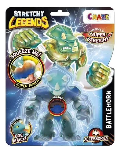 SQUISHY MUÑECO SUPER ELAST.BATTLEHORN