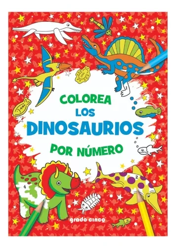 COL.COLOREA POR NUMERO:LOS DINOSAURIOS
