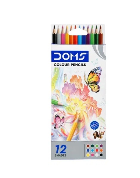 LAP.COLORES x12u.LARGOS mina 3mm DOMS 