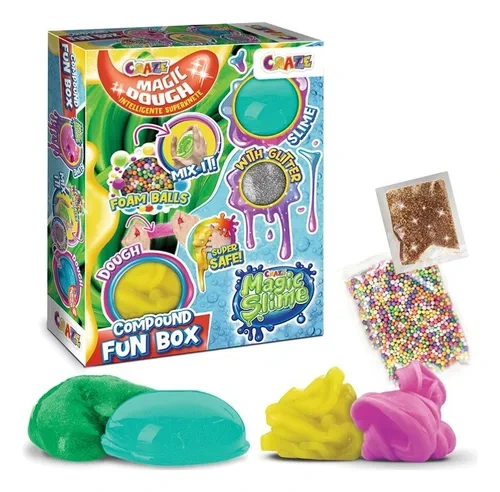 SLIME FUN BOX INCLUYE TODO MATERIALES