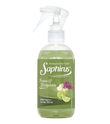 AROMATIZANTE TEXTIL x250ml. BERGAMOTA SAPHIRUS