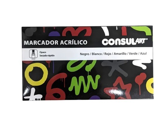 MARC.P/RED.ACRILICO x6u. COL.TRADIC.