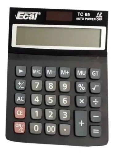 CALC.GRANDE 12dig.VISOR GDE TC-65
