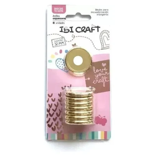 ANILLOS DE EXPANSION 32mm.x12u. ORO