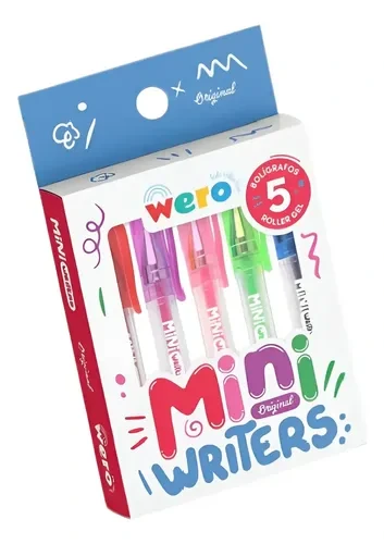 SET MINI ROLLER x5u. COL.BRILLANTES