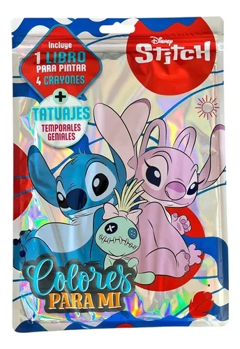 COLORES P/MI + LIBRO PINTAR N*3 STITCH
