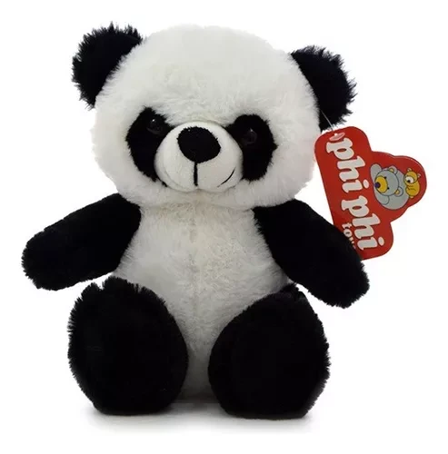 PELUCHE OSO PANDA 20cm SENTADOS. PHI PHI