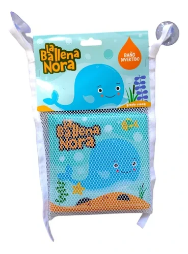 COL.BAÑO DIVERTIDO:BALLENA NORA+JUGUETE