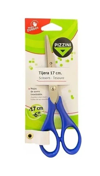 TIJERA 17 cm  P/ ZURDOS. PIZZINI