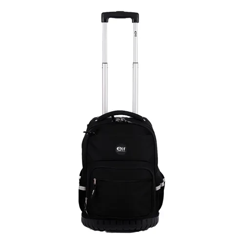 MOCHILA C/ CARRO B/GOMA NEGRA ELF
